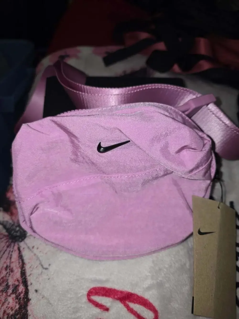 Nike Aura Crescent Crossbody Bag in Pink